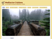Tablet Screenshot of meditacioncristiana.net
